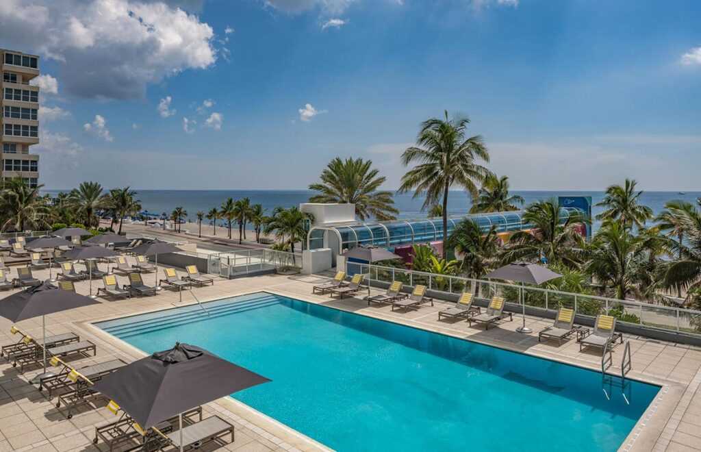 heated outdoor pool